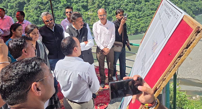 HP Deputy CM visits Renukaji Dam